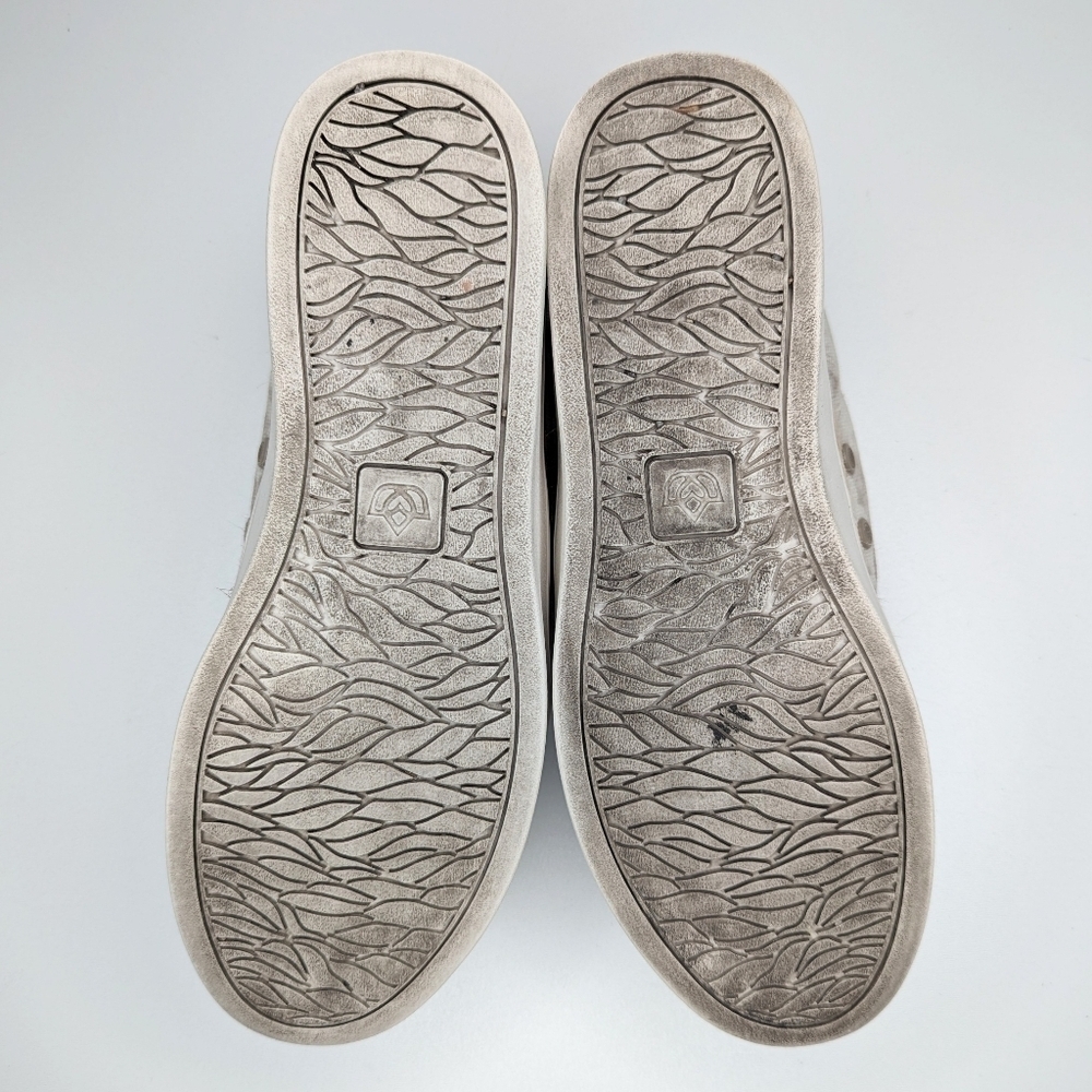 Spenco canvas sneakers slip on tan white Malibu tie-dye espadrilles size 8.5 - Picture 4 of 8